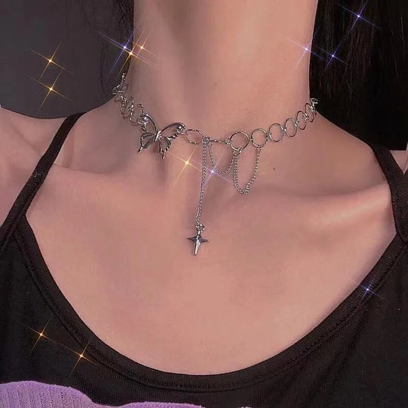 Butterfly Pendant Necklace