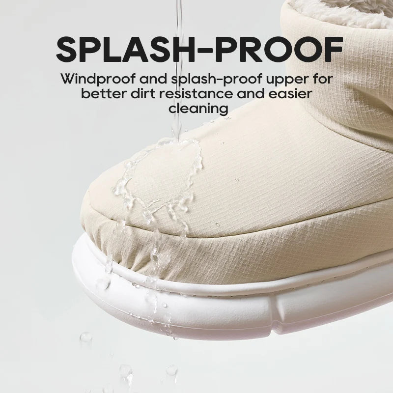 High-top Cloud Fur Slippers