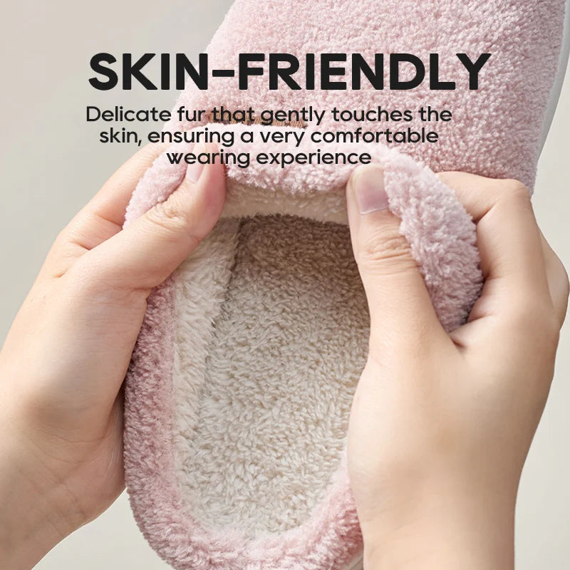 Flat Plush Slippers