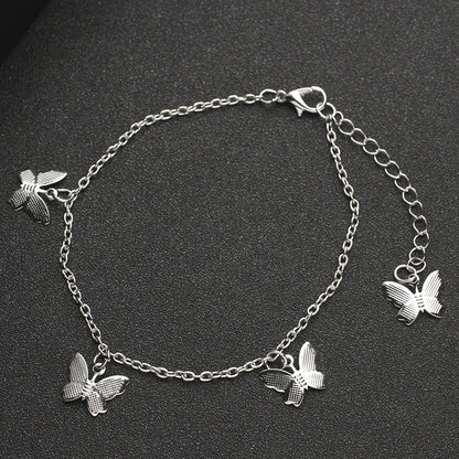 Crystal Butterfly Anklet