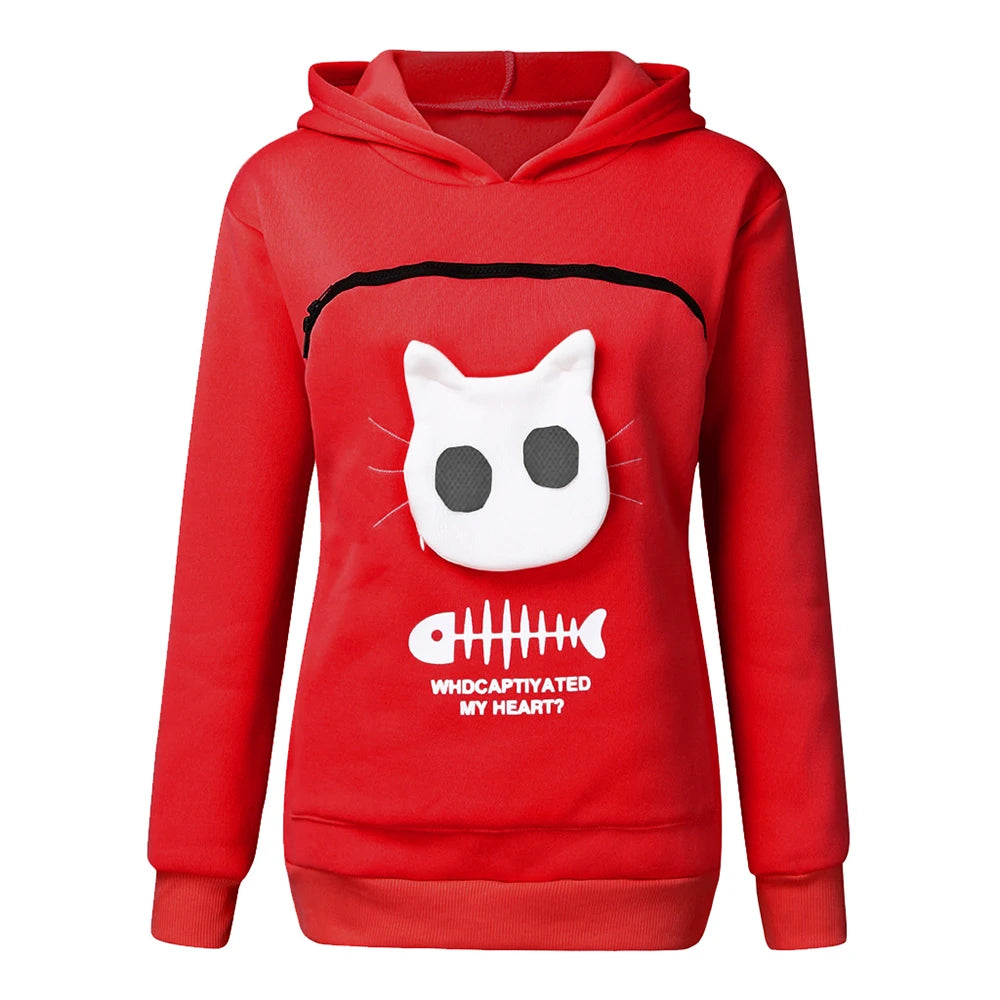 Cat Lovers Pouch Hoodie