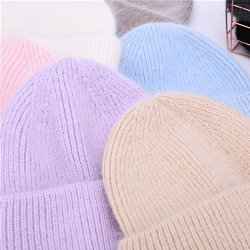 Cashmere Three Fold Knitted Beanie