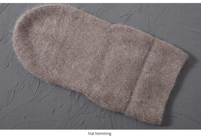 Cashmere Three Fold Knitted Beanie