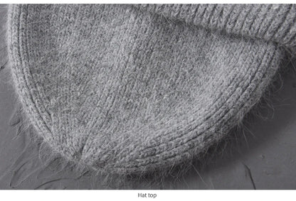 Cashmere Three Fold Knitted Beanie