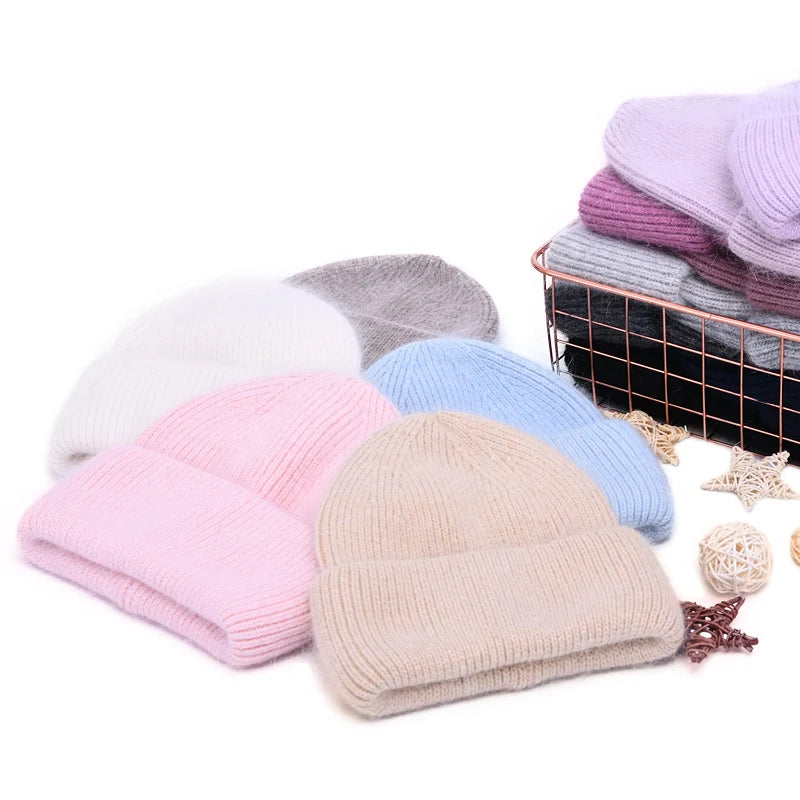 Cashmere Three Fold Knitted Beanie