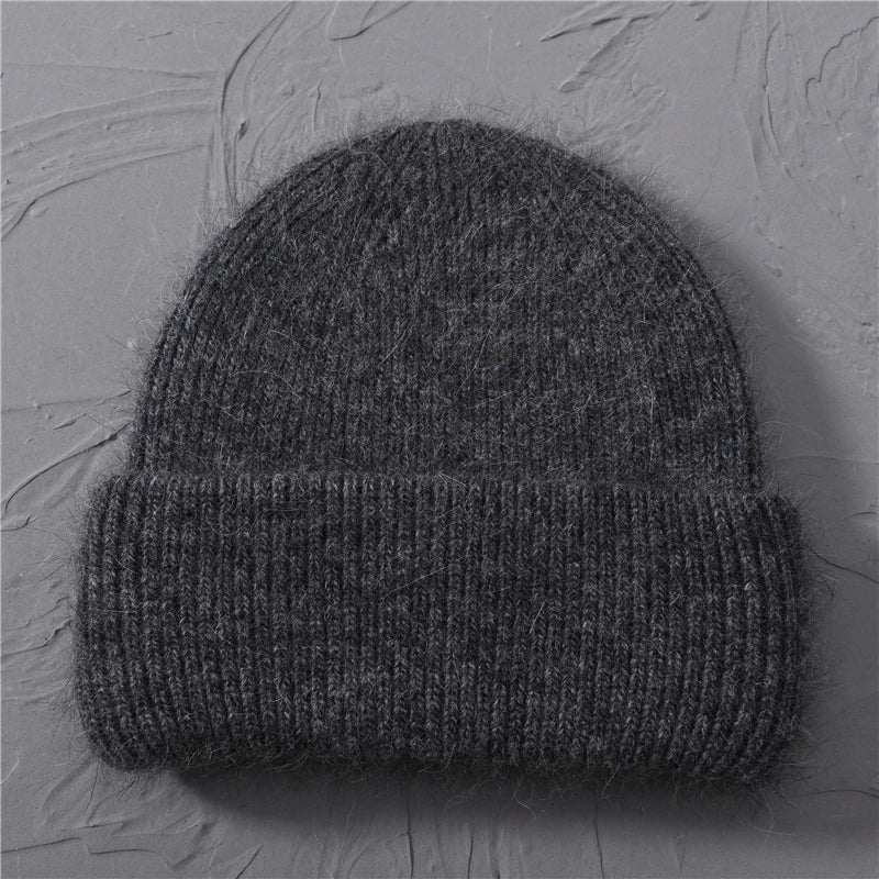 Cashmere Three Fold Knitted Beanie