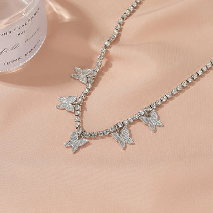 Crystal Butterfly Anklet