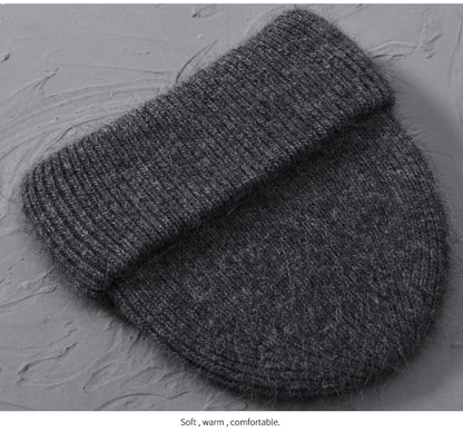 Cashmere Three Fold Knitted Beanie