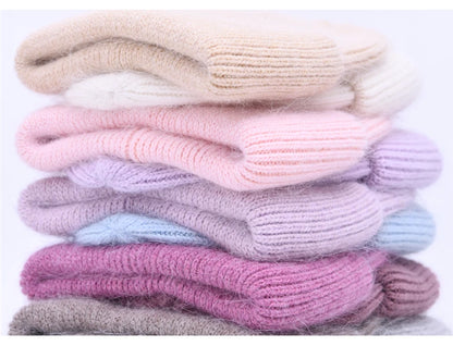 Cashmere Three Fold Knitted Beanie