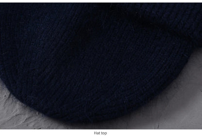 Cashmere Three Fold Knitted Beanie