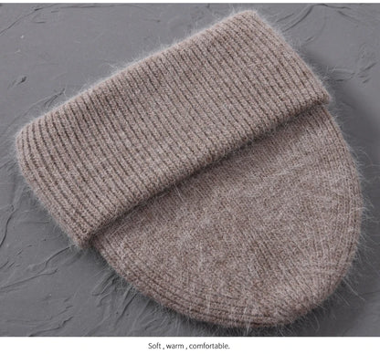 Cashmere Three Fold Knitted Beanie