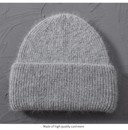 Cashmere Three Fold Knitted Beanie
