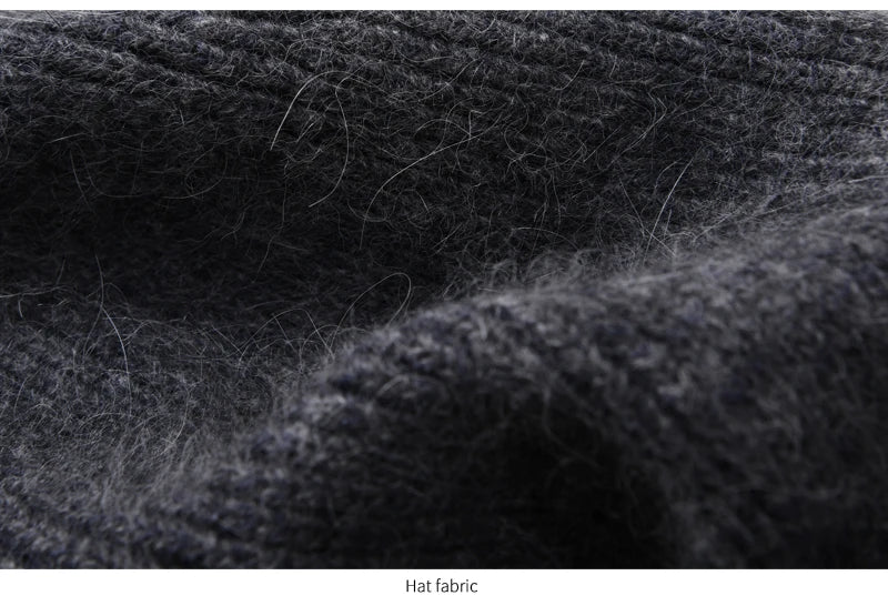 Cashmere Three Fold Knitted Beanie