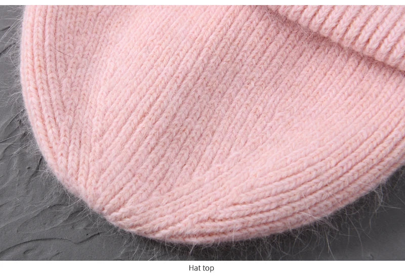 Cashmere Three Fold Knitted Beanie