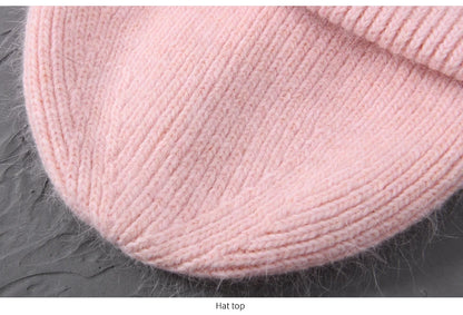 Cashmere Three Fold Knitted Beanie