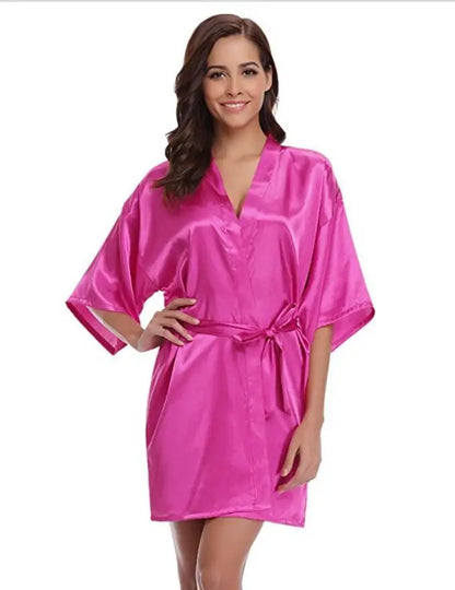 Lavender Luxury Silk Bathrobe
