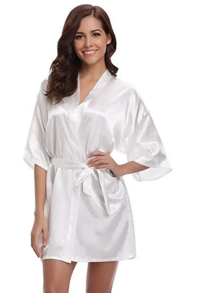 Night Luxury Silk Bathrobe