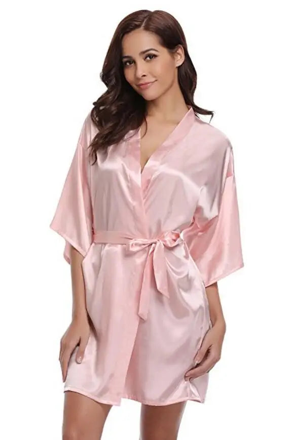 Lavender Luxury Silk Bathrobe