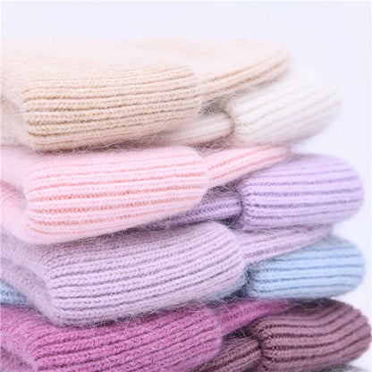 Cashmere Three Fold Knitted Beanie