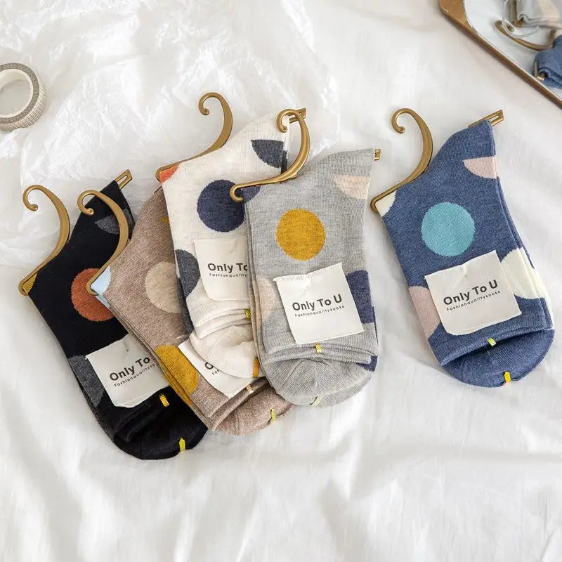 Polka Dotted Kawaii Socks Bundle