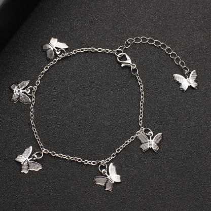 Crystal Butterfly Anklet