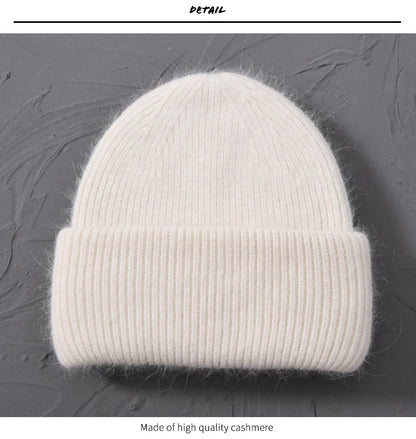 Cashmere Three Fold Knitted Beanie