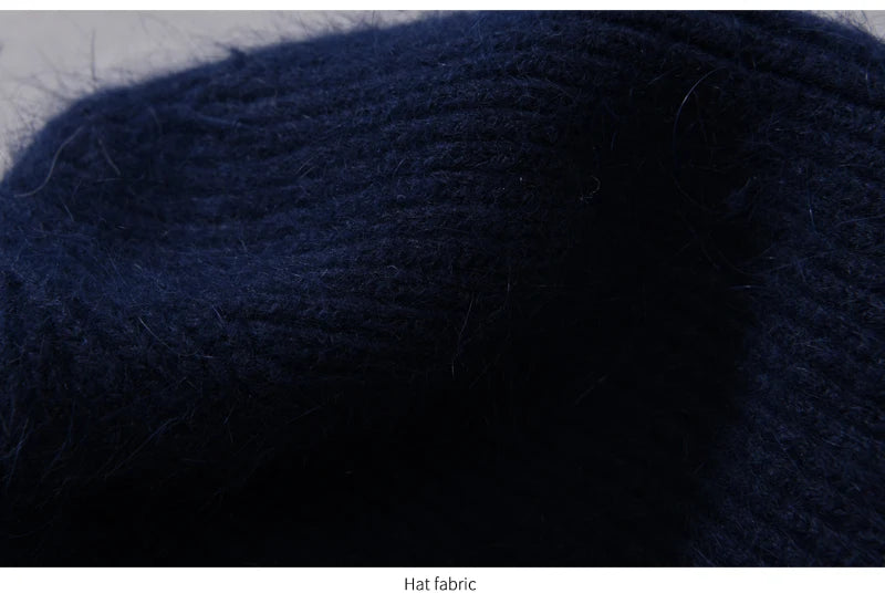 Cashmere Three Fold Knitted Beanie