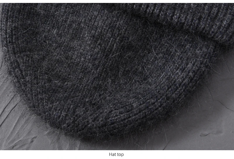 Cashmere Three Fold Knitted Beanie