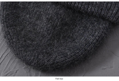 Cashmere Three Fold Knitted Beanie
