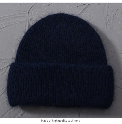 Cashmere Three Fold Knitted Beanie