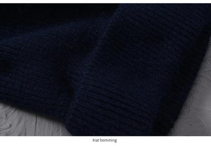 Cashmere Three Fold Knitted Beanie