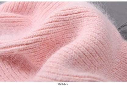 Cashmere Three Fold Knitted Beanie