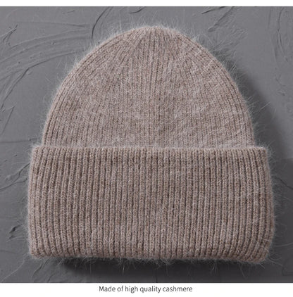 Cashmere Three Fold Knitted Beanie