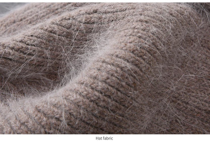 Cashmere Three Fold Knitted Beanie