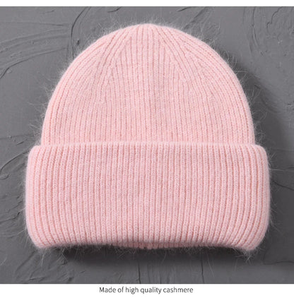 Cashmere Three Fold Knitted Beanie