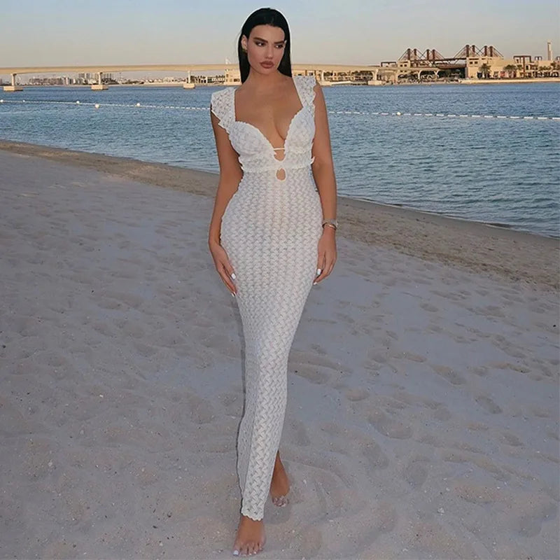 Fontana Cut Out Backless Dress