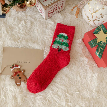 Thickened Fleece Christmas Socks