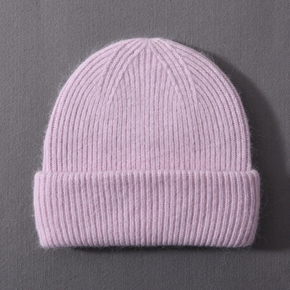 Cashmere Three Fold Knitted Beanie