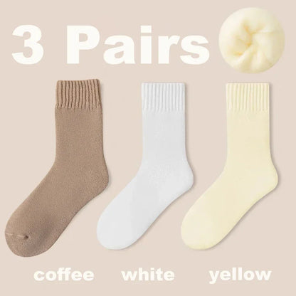Wool Plush Socks Bundle