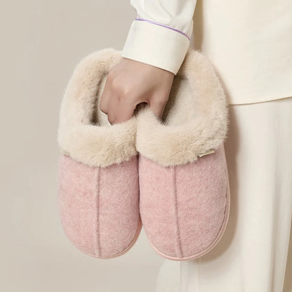 Thick Sole Plush Slippers