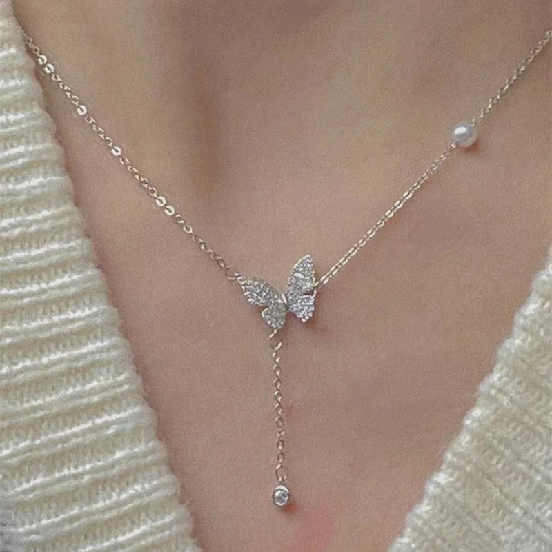 Butterfly Pendant Necklace