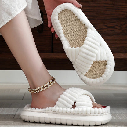 Cross Band Slippers
