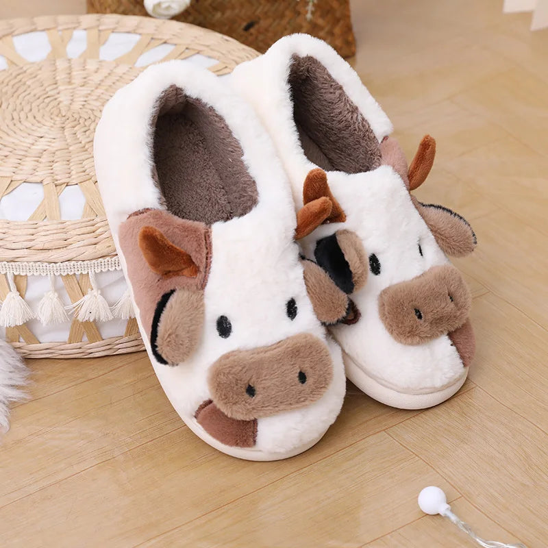 Cute Cow House Slippers