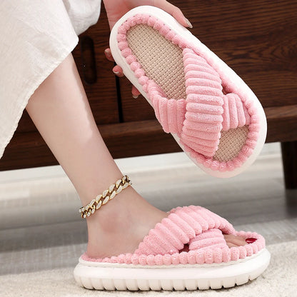 Cross Band Slippers