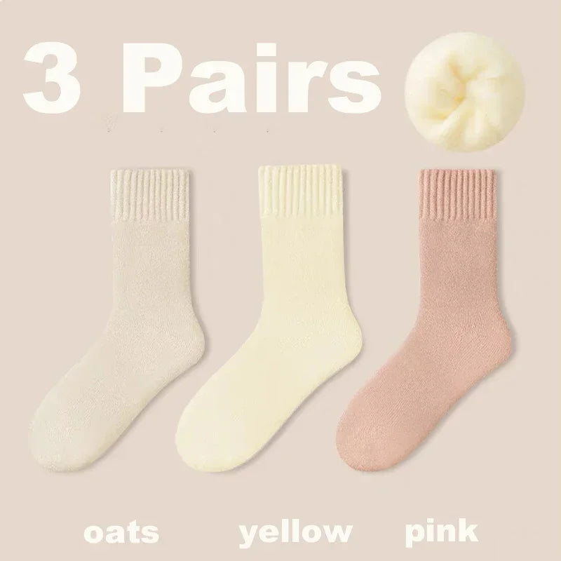 Wool Plush Socks Bundle