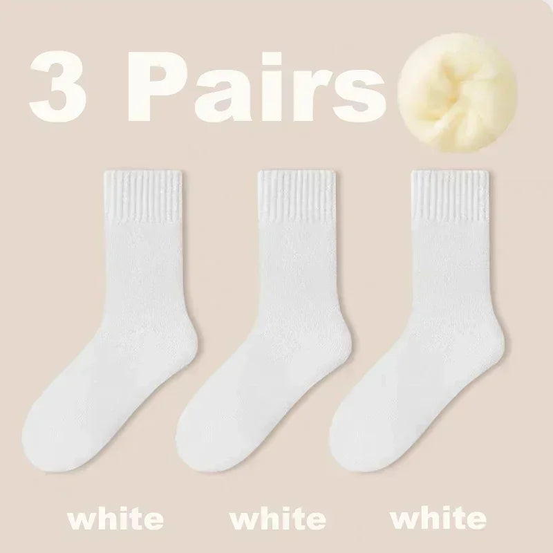 Wool Plush Socks Bundle