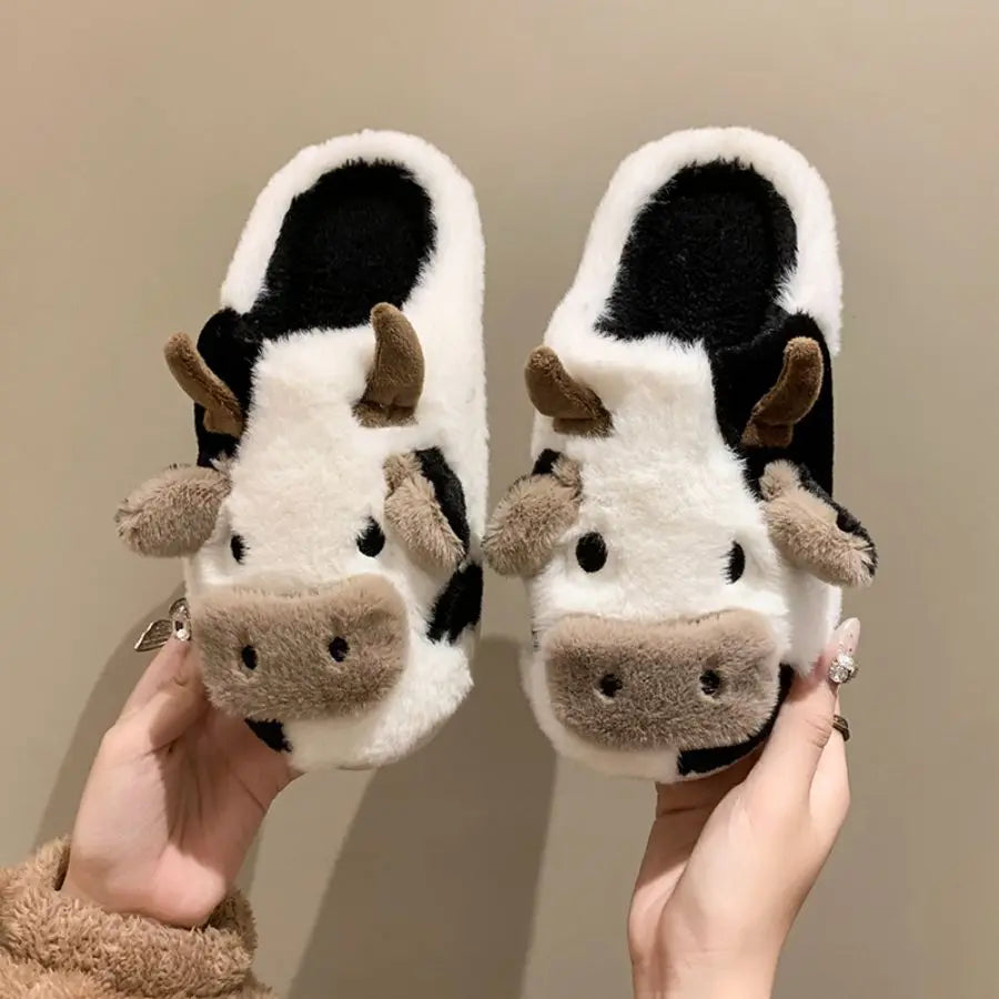 Cute Cow House Slippers