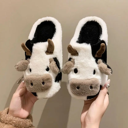 Cute Cow House Slippers