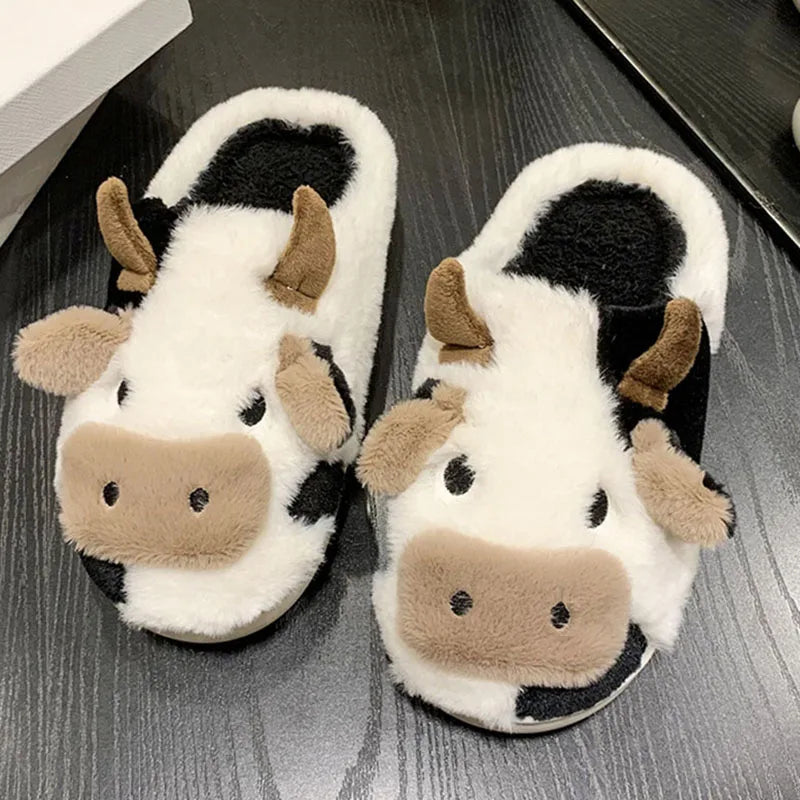 Cute Cow House Slippers
