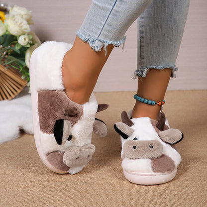 Cute Cow House Slippers